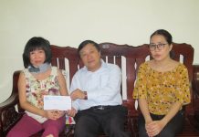Hỗ trợ bà Nguyễn Thị Dinh và bà Nguyễn Thị Mỹ Bình 8.000.000 đồng để chữa bệnh
